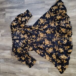 Shein Dress Babydoll Bohemian Ruffle Sweetheart Neckline